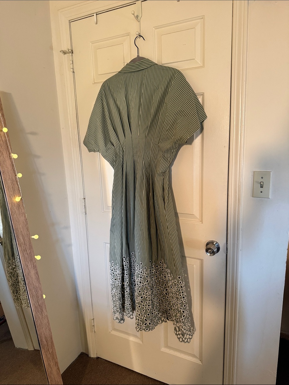 Tobie Eyelet Shirtdress by Exquise - Picture 9 of 11